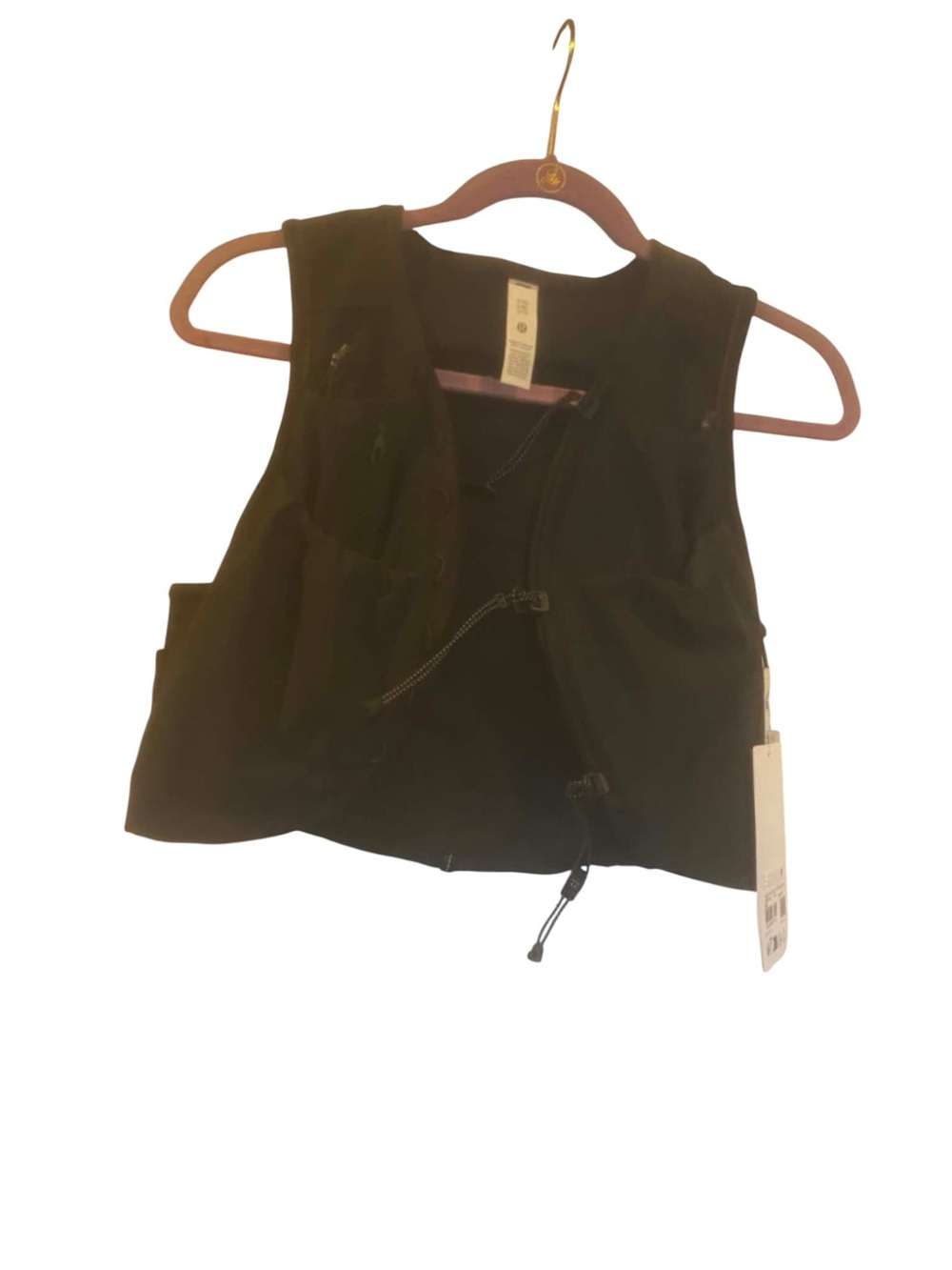 NWT Lululemon Fast and Free Trail Running Vest BLACK Size L/XL